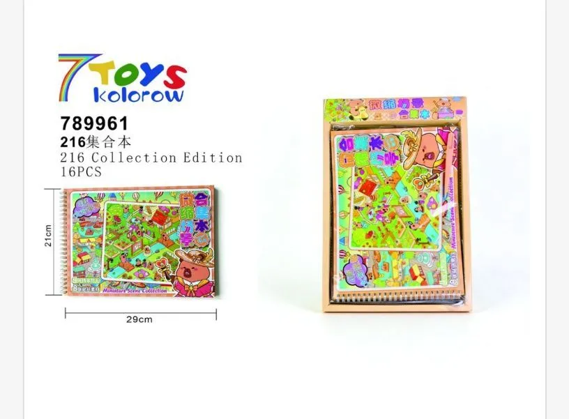 Zabawki Naklejki Kapibara 16 szt Kolorowe 7TOYS