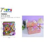 Zabawki Naklejki 7 Kolorów Kapibara 24 szt