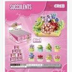Zestaw klocków Succulents 8w1 CRE8