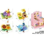 Zestaw klocków Blossom Breeze Kwiaty 8PCS