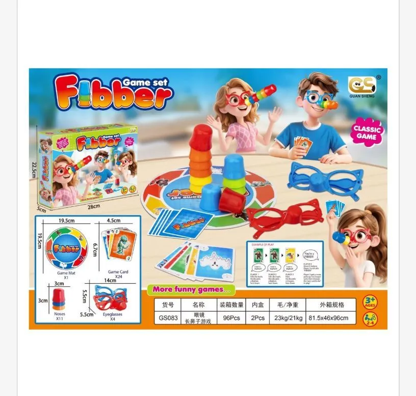 Zabawki Fibber Game Set - gra planszowa Classic