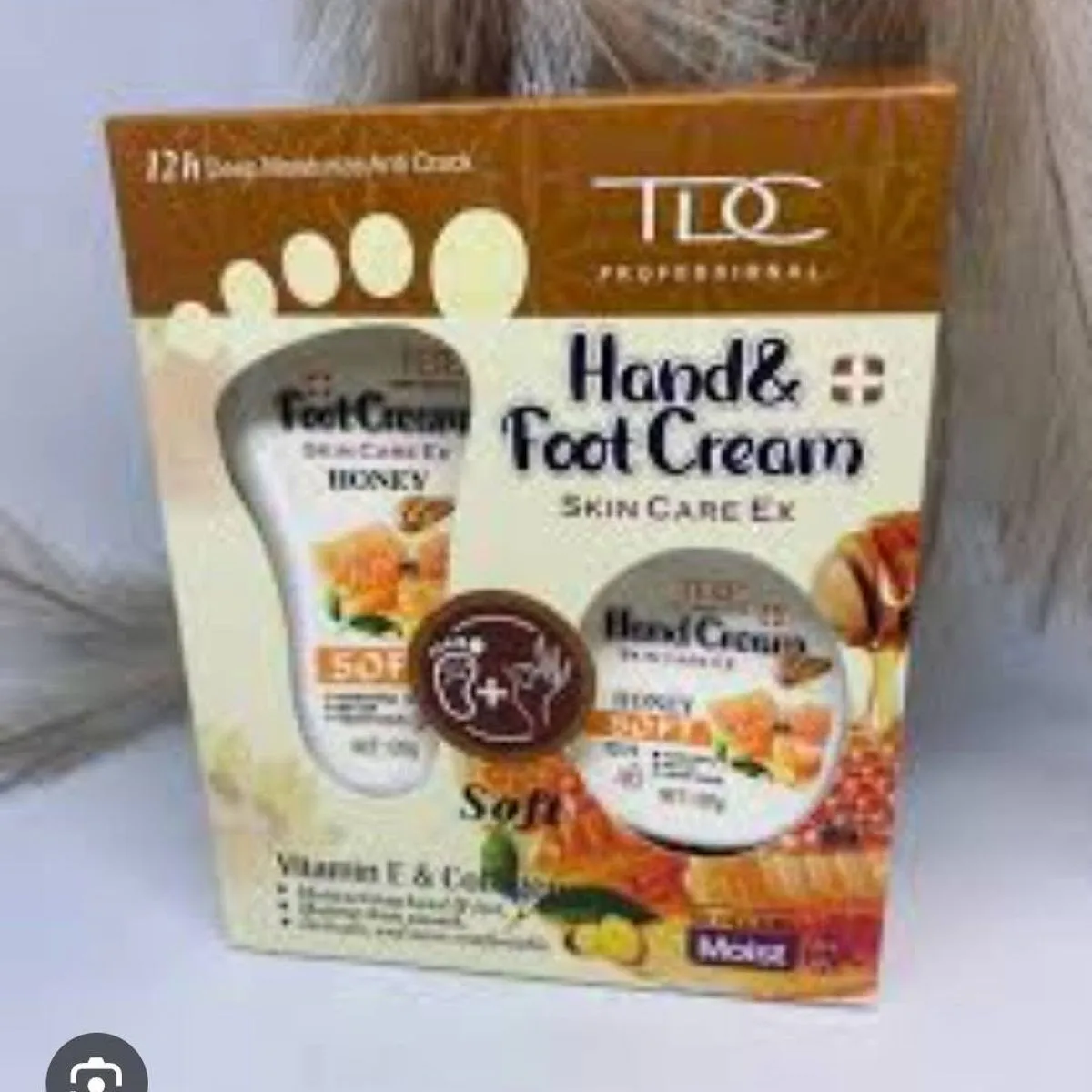 Zestaw kremów TLCQ Hand & Foot Cream Honey 50ml + 32ml
