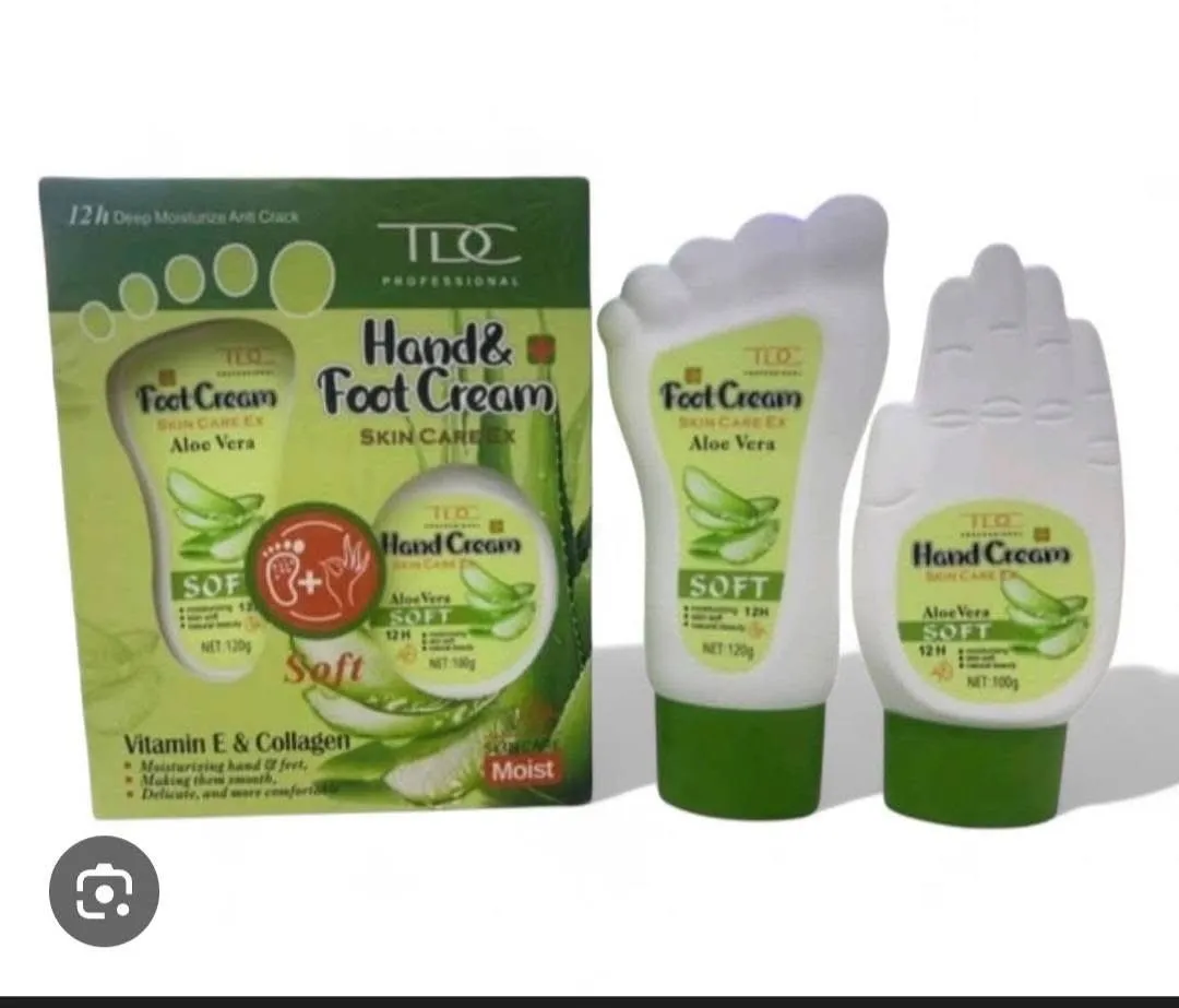 Zestaw TLC Krem do Rąk i Stóp Aloes 50g + 75g