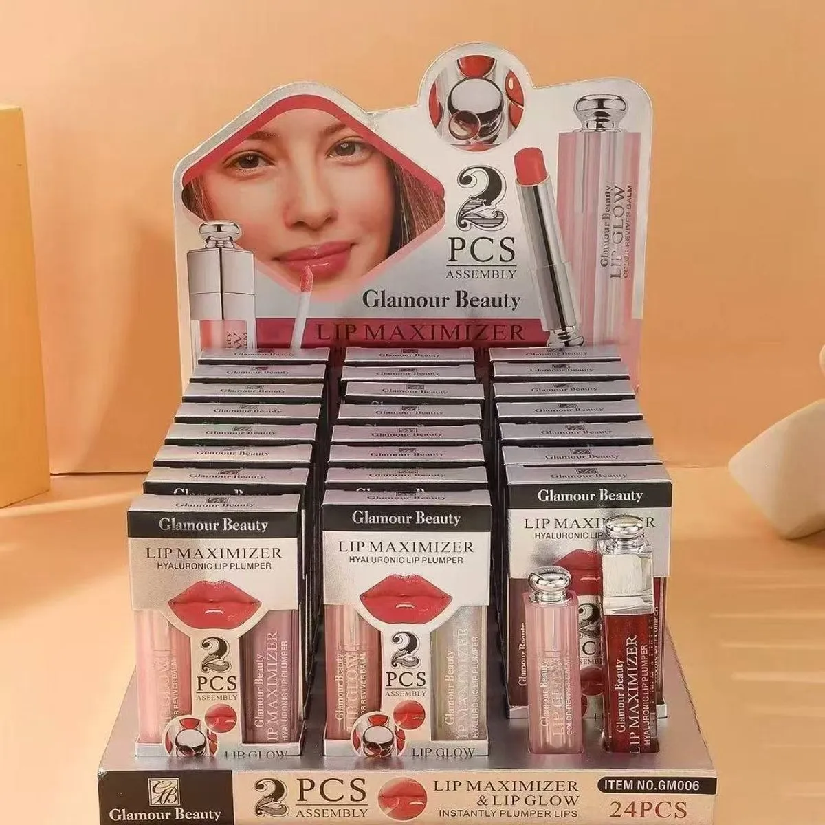 Błyszczyk i gloss do ust Glamer Beauty 2szt