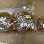 Guma do włosów - gumki krągłe, brązowe, 24 szt/opak