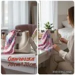 Chusta Damska Kwiatowa 70cm x 70cm