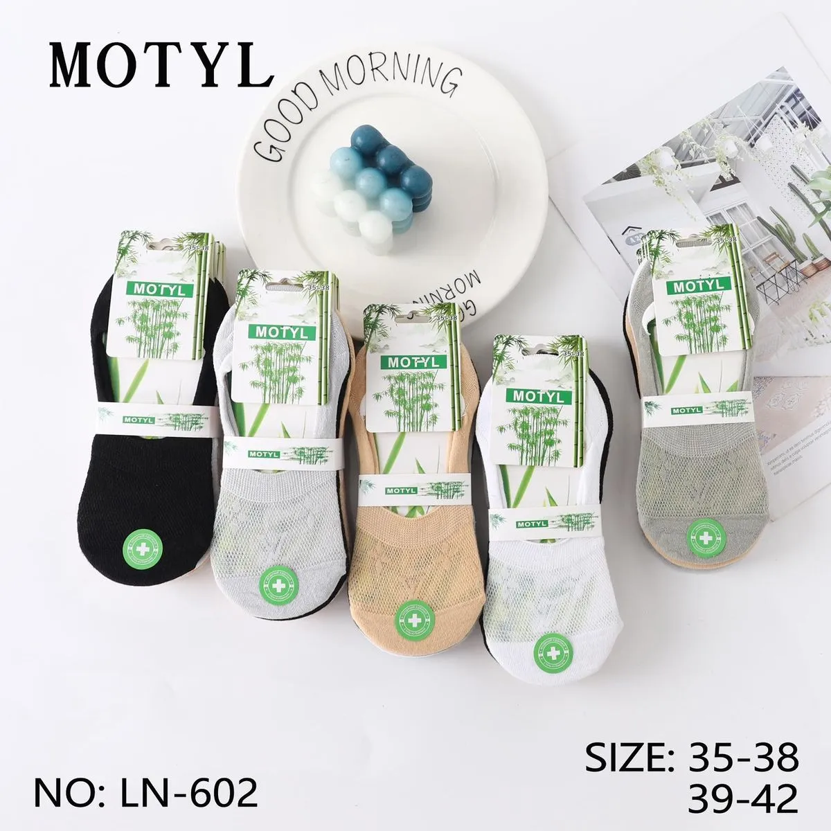 Skarpetki Damskie Motyl Good Morning 35-42, 5 par