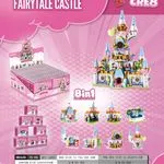Zabawki Klocki Fairytale Castle 8w1 472 PCS
