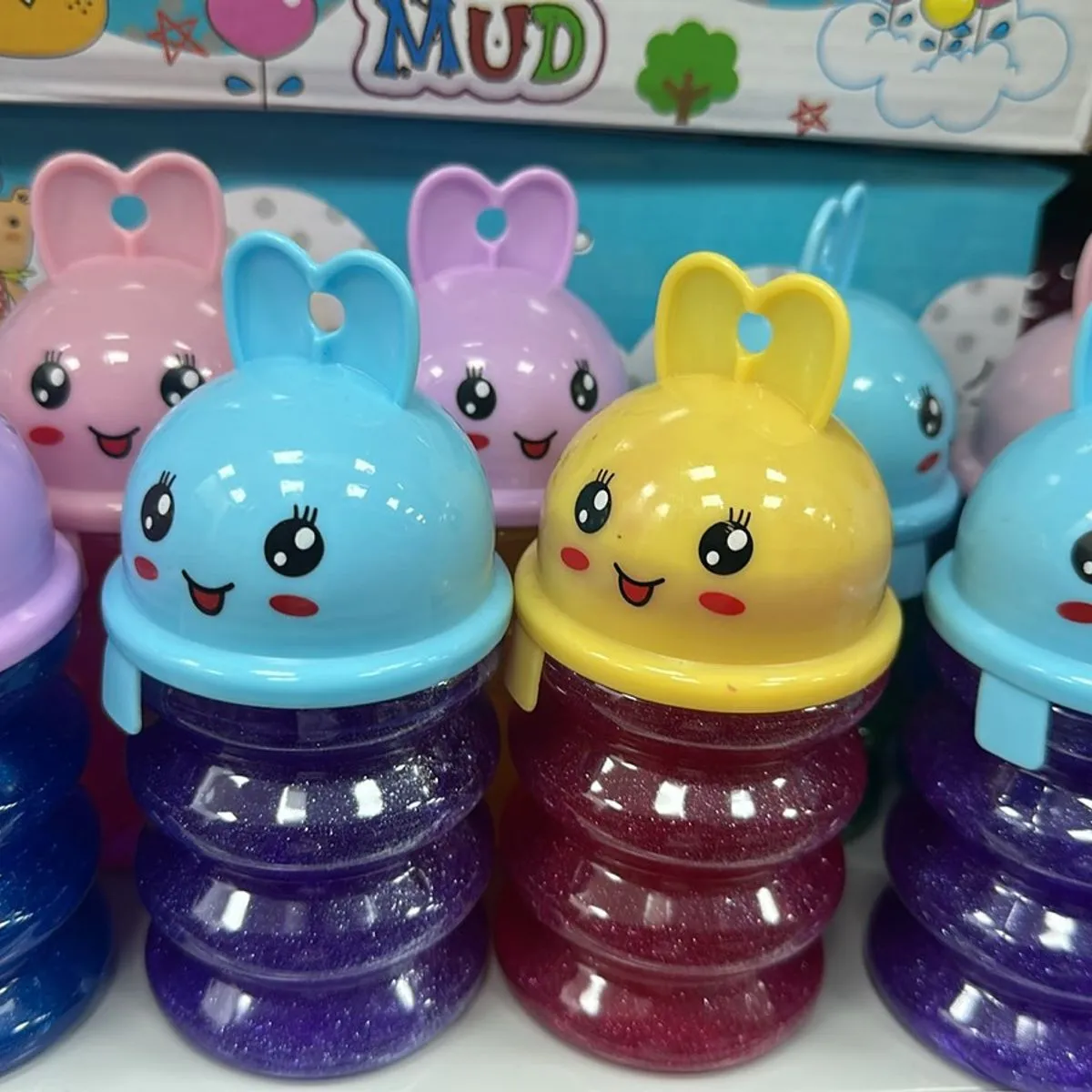 Zabawki Slime w słoikach kolorowych 12 szt