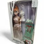 Lalka Frozen II Anna z Olafem i suknią