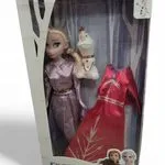 Lalka Frozen II Elsa z Olafem i suknią