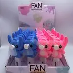 Mini Wentylator Ręczny Mini Fan Hand Pressure Niebieski/Różowy