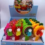 Mini Wentylator Ręczny Cute Mini Fan - owoce, 4 szt.