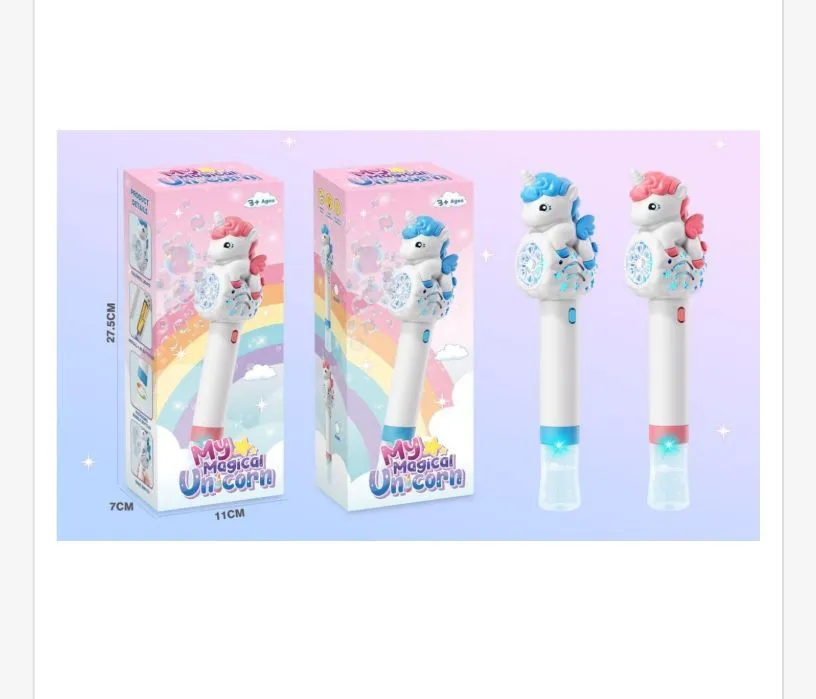 Pistolet do Baniek Mydlanych Unicorn 11cm