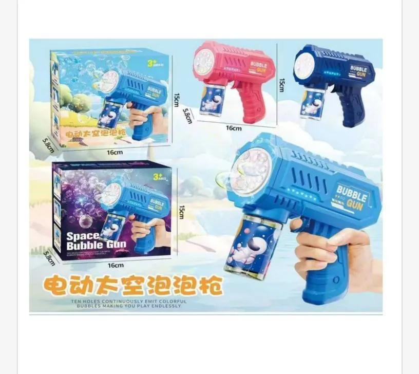 Pistolet do Baniek Mydlanych Space Bubble Gun 16cm