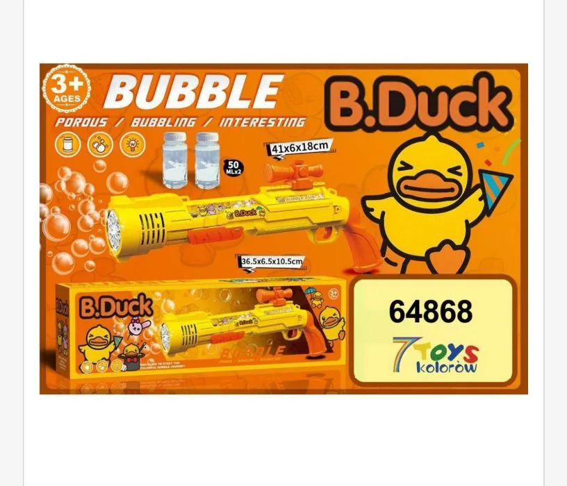 Pistolet do baniek mydlanych B.Duck 41,6x18cm