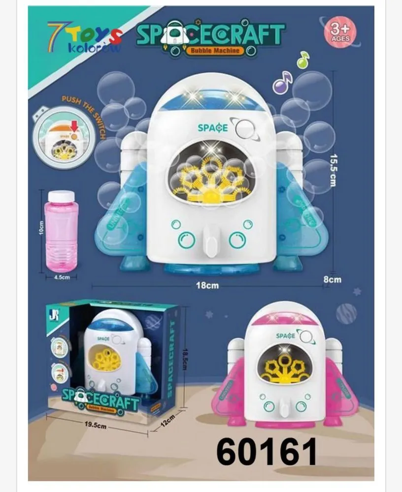 Pistolet do Baniek Mydlanych Spacecraft 7TOYS 18,5 cm