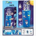 Pistolet do baniek mydlanych LED Astronauta 64878