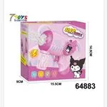 Pistolet do baniek mydlanych Sanrio Kuromi różowy
