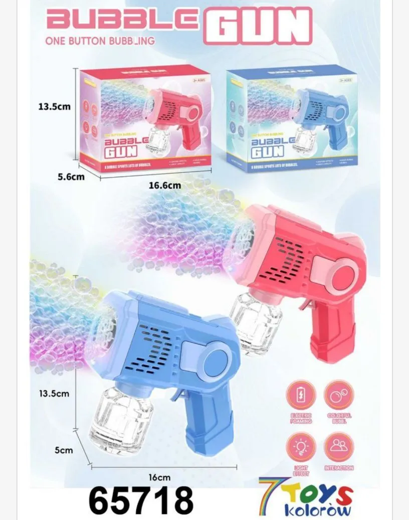 Pistolet do baniek mydlanych One Button 16,6 cm