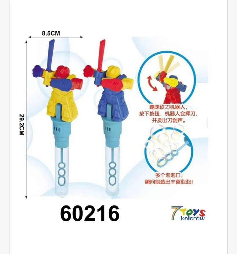 Różdżka do Baniek Mydlanych Postać Robot 8,5 cm