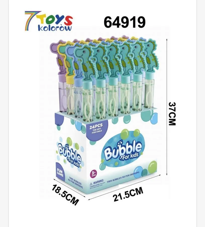 Różdżka do Baniek Mydlanych Bubble for Kids 24 szt