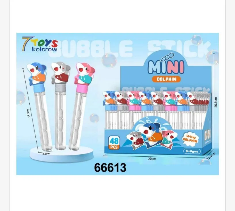 Różdżka do Baniek Mydlanych Mini Dolphin 3PCS