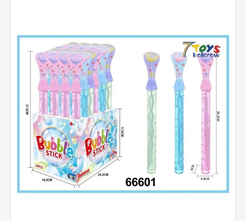 Różdżka do Baniek Mydlanych Bubble Stick kolorowa