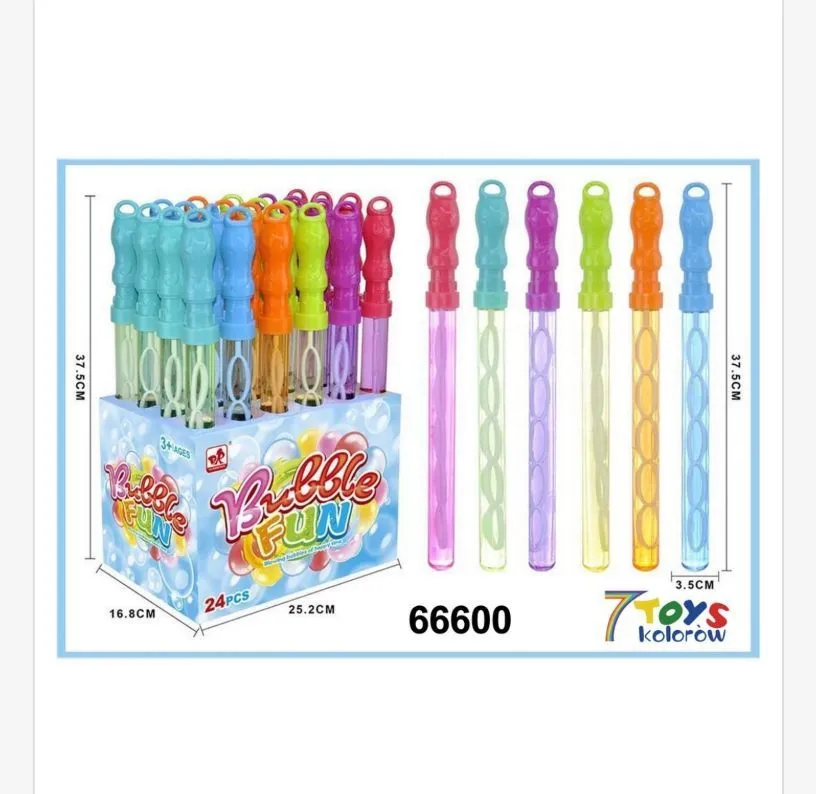 Różdżka do Baniek Mydlanych Wielokolorowa 25cm