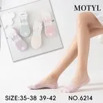 Skarpetki damskie Motytyl z kokardkami pastelowe