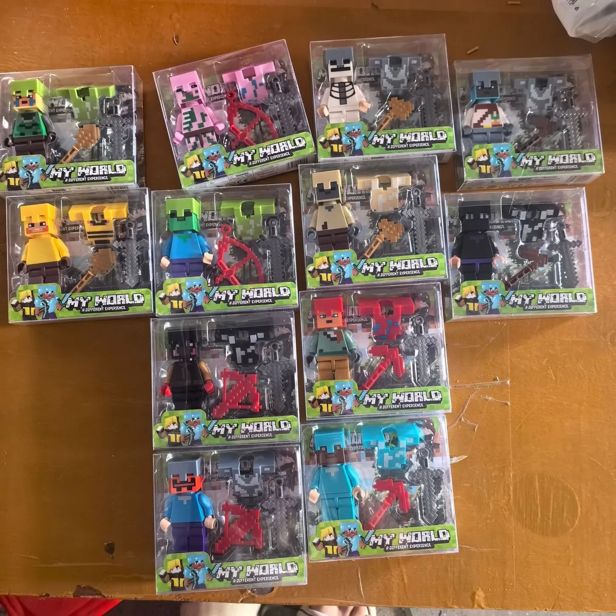 Figurki My World Minecraft Różne Postacie Zestawy