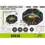 Gra logiczna Rope Unravelling Challenge Game 23cm, 12 szt.