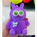 Zabawki Squeeze Toys - Fioletowy Gniotek Stworek z Kolcami 12szt