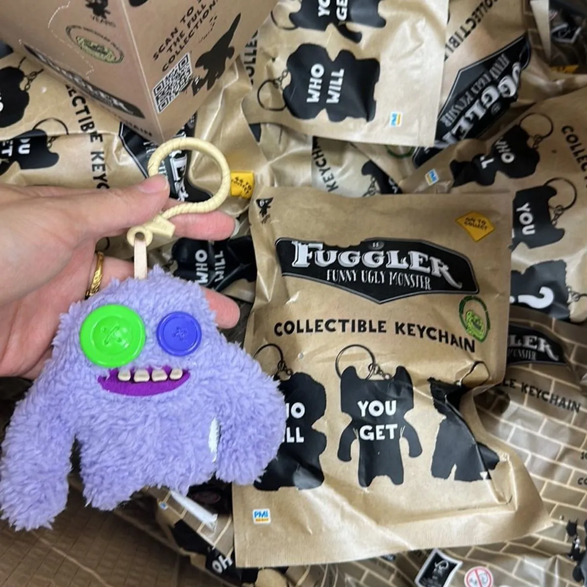 Brelok Maskotka Unboxing Fuggler Pluszowy Potwór 12 szt.