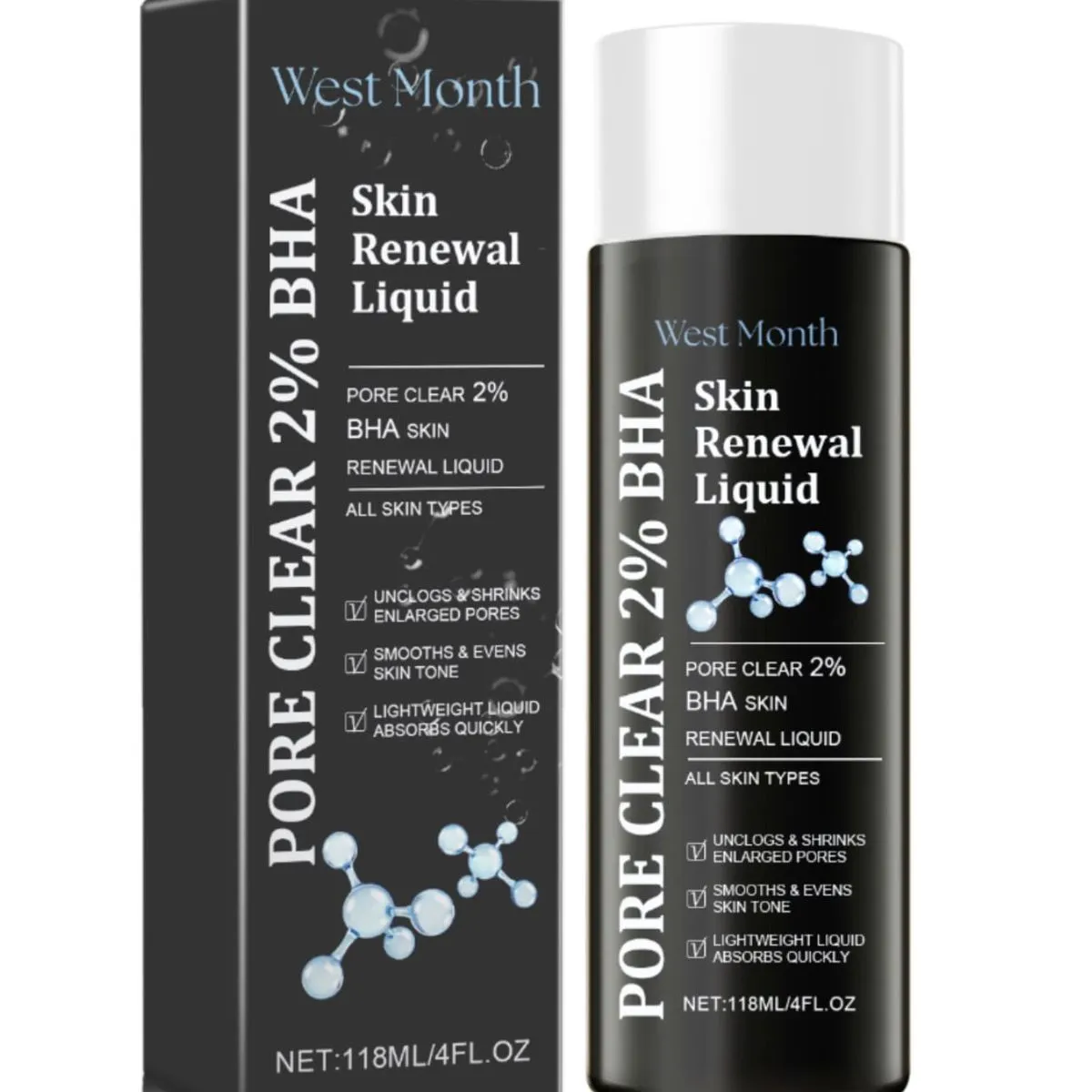Serum z Kwasem Salicylowym 118ml West Month Pore Clear 2% BHA