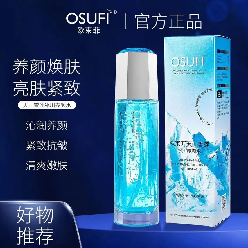 Tonik Upiększający OSUFI 120ml Rozświetlający Glacier Toner