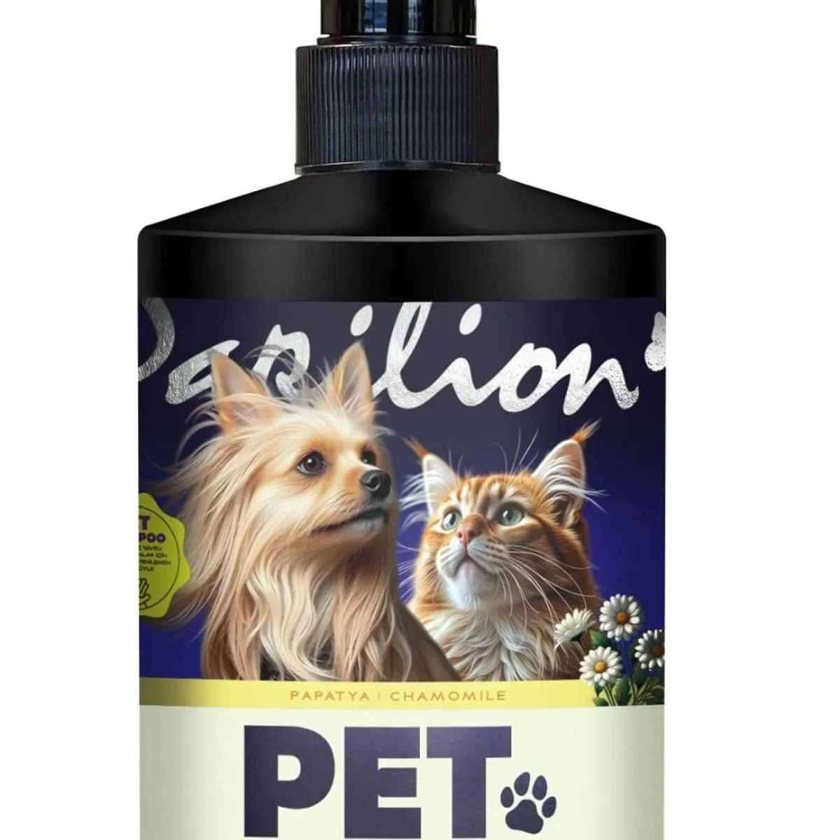 Papillion Szampon i Odżywka 2w1 dla Zwierząt 1000 ml Rumianek