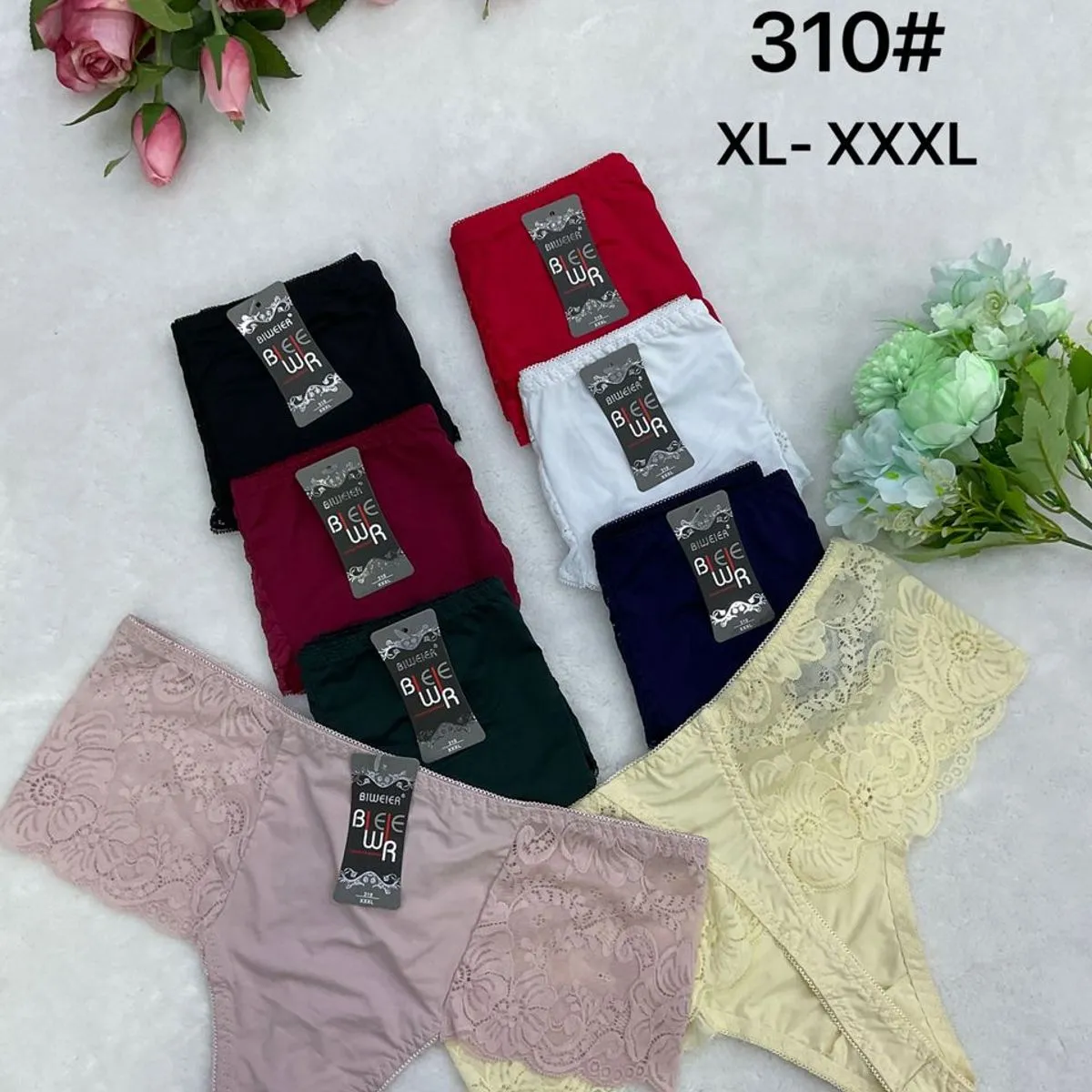 Majtki damskie BWL 310# XL-XXXXL multikolor