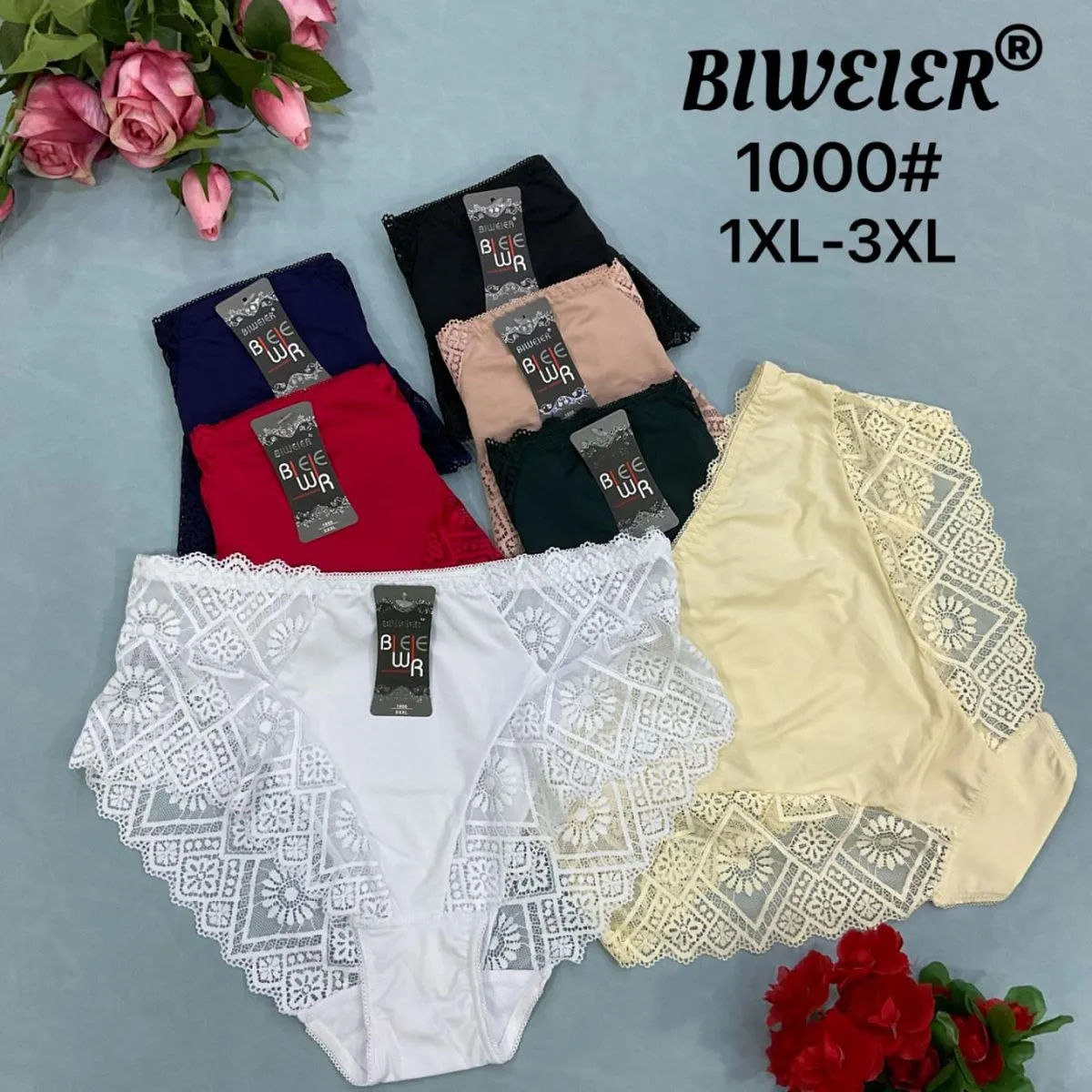 Majtki damskie Biverwear 1000# 1XL-3XL