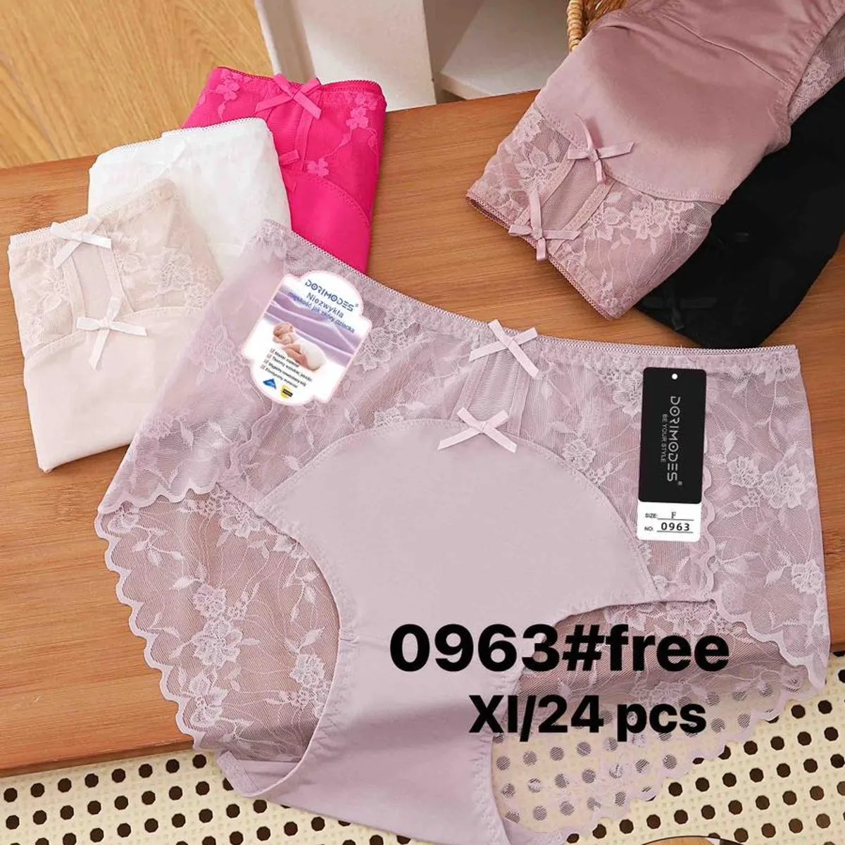 Majtki damskie DORIMODES XL 96 cm, 88% wiskoza 12% spandex