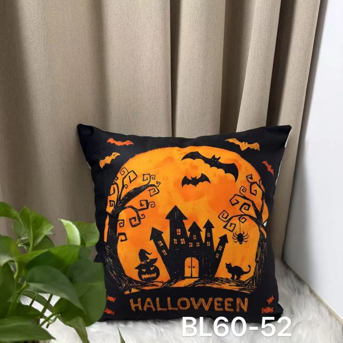 Poszewka Halloween 40x40cm z zamkiem BLG60-52