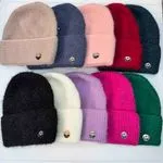 Czapki damskie beanie futerkowe 12 kolorów