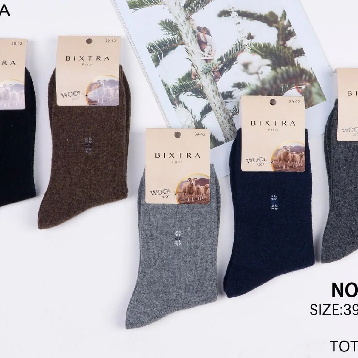 Skarpetki męskie Bixtra WOOL, NO: M603, rozmiar
