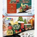 Zabawka Christmas Track pociąg z torami 25x8x42.8 cm