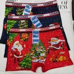 Bokserki męskie świąteczne UOM O B31944 L-5XL, 24 szt