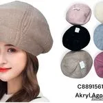 Czapki damskie wełniane Akryl Agora C88915612