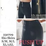Leggingsy damskie push up ze skóry S/M, M/L, XL/2XL