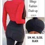 Legginsy damskie push-up Miego Fashion S/M L XL XXL czarne