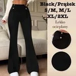 Legginsy damskie czarne H390308 S/M/L/XL