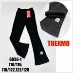 Leggingsy Thermo dla Dzieci Czarne 110/116-122/128
